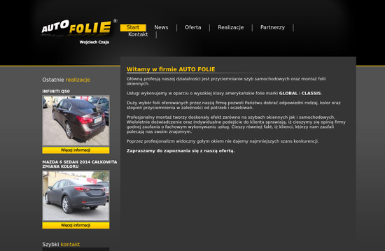 AUTOFOLIE - Wojciech Czaja