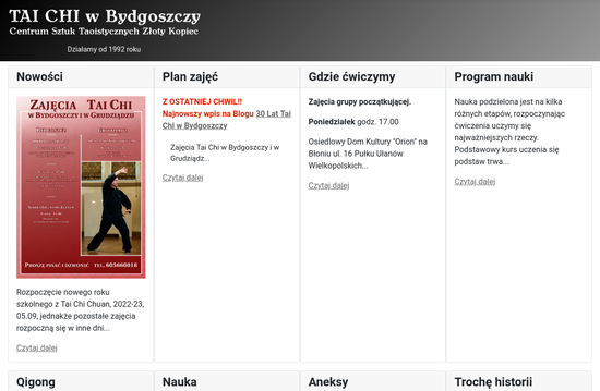 Tai Chi w Bydgoszczy
