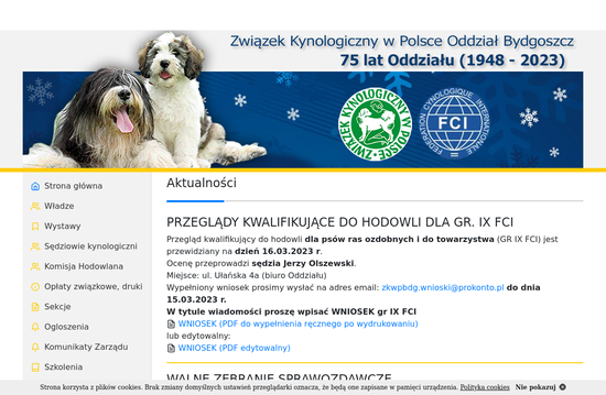 Związek Kynologiczny Oddział Bydgoszcz