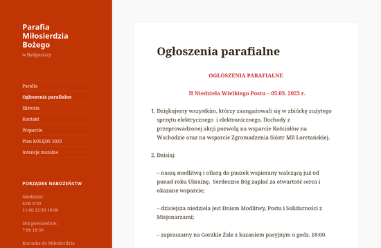 Parafia Miłosierdzia Bożego w Bydgoszczy