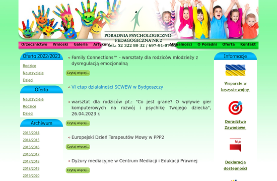 Poradnia Psychologiczno-Pedagogiczna Nr 2 w Bydgoszczy